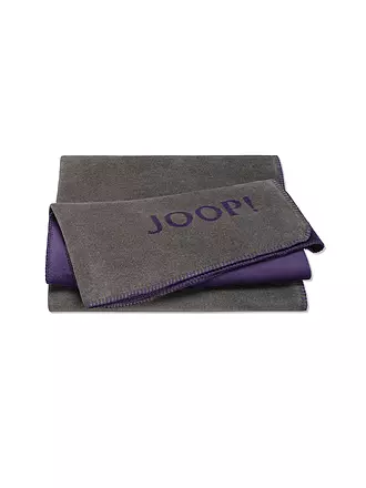 JOOP | Wohndecke UNI-DOUBLEFACE 150x200cm Schiefer/Violett | 